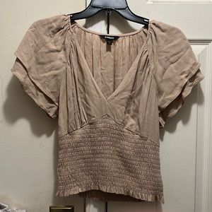 Express flutter sleeve top.